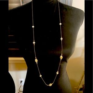 Necklace-Goldplated Station Necklace